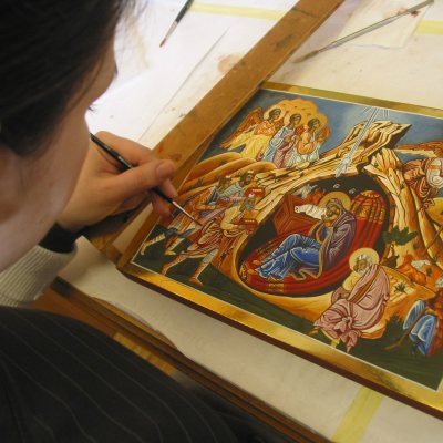 Ikonenmalerei - slikanje ikon