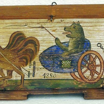 Ausstellung/Razstava  Dietmar Tscherteu “Bienenbretter und Unterrichtstafeln”