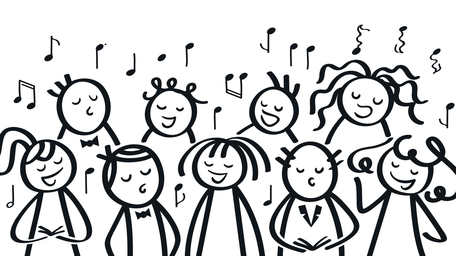 Skupno petje/Gemeinsames Singen